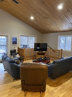 /Buck Lake Cottage Rental 31~Living Room